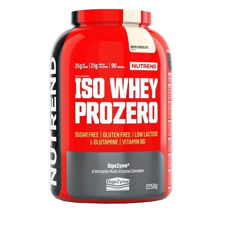 Nutrend ISO Whey Prozero 2250 g bílá čokoláda