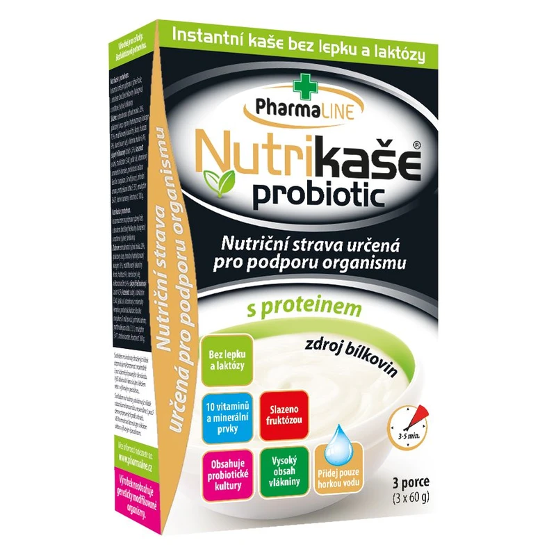 Nutrikaše probiotic s proteinem 3x60 g