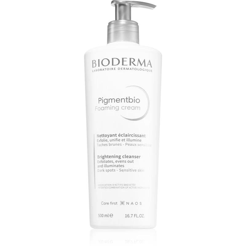 Bioderma Pigmentbio Foaming Cream čisticí krém proti tmavým skvrnám 500 ml