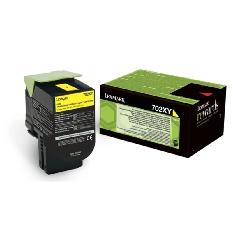 Lexmark originální toner 70C2XYE, yellow, 4000str., return, extra high capacity, Lexmark CS510de, CS510dte