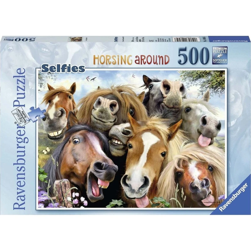 Ravensburger puzzle S koňmi 500 dílků