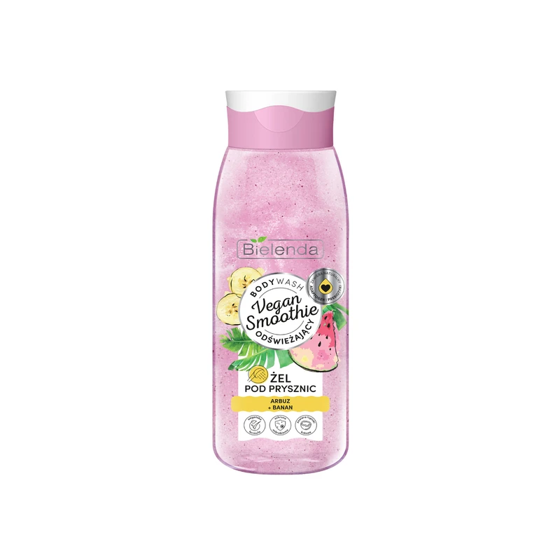 Bielenda Vegan Smoothie Watermelon + Banana lahodný sprchový gel 400 ml