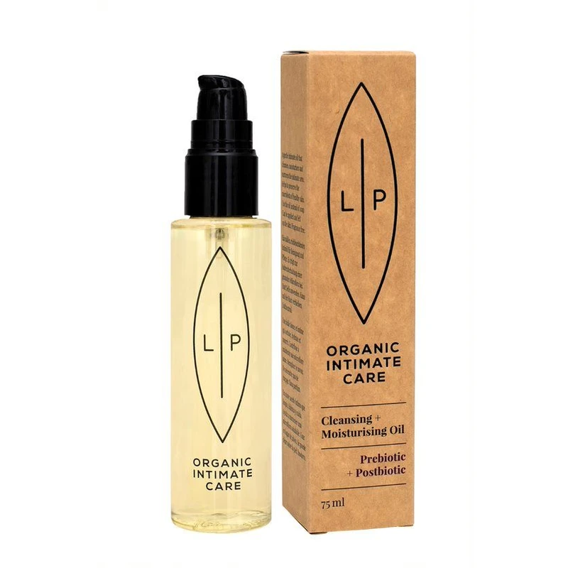 Lip Intimate Care Organic Intimate Care Prebiotics and Postbiotics intimní olej hydratační 75 ml