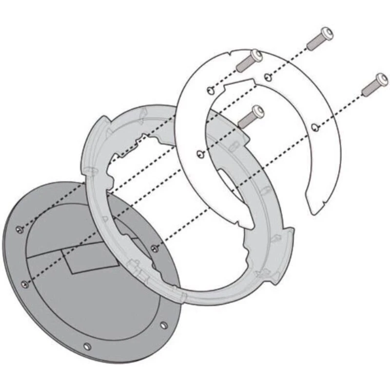 Givi BF20 Specific Flange for Fitting Tanklock, TanklockED Bags