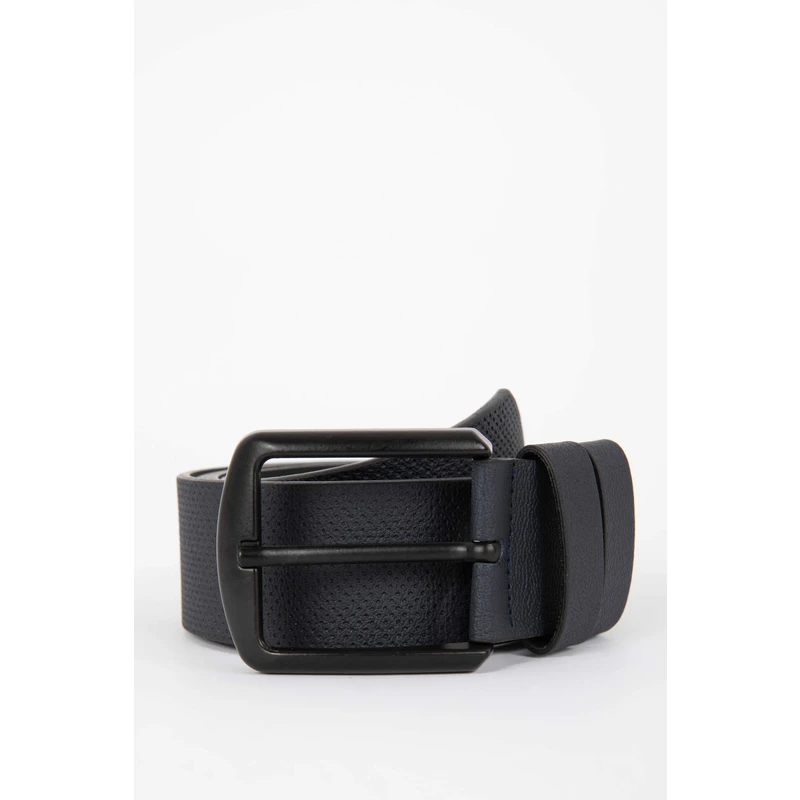 DEFACTO Men's Faux Leather Jean Belt