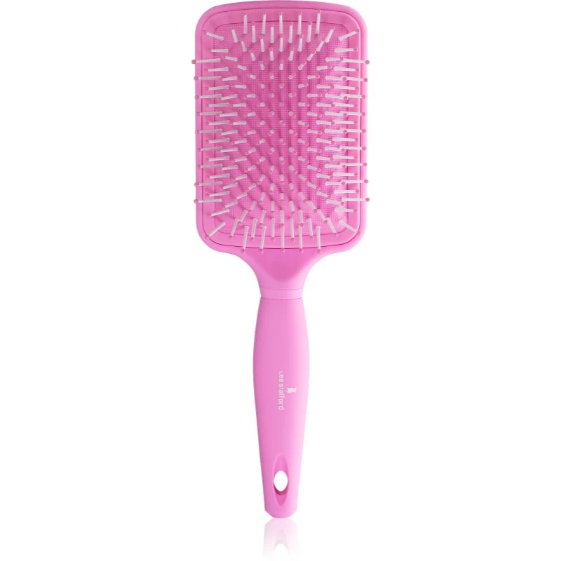 Lee Stafford Core Pink kartáč pro lesk a hebkost vlasů Smooth & Polish Paddle Brush