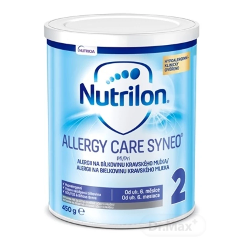 NUTRILON 2 Allergy Care Syneo Speciální kojenecká výživa od 6.měsíce 450 g