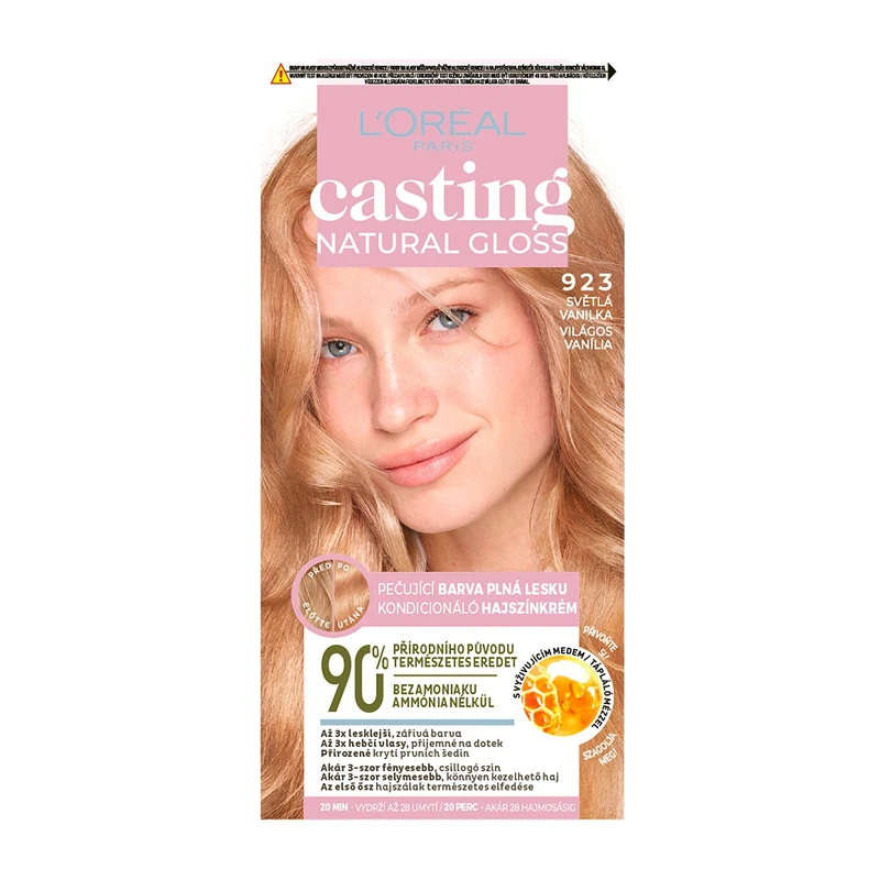 L’Oréal Paris Casting Creme Natural Gloss semi-permanentní barva na vlasy odstín 623 Blonde Miel