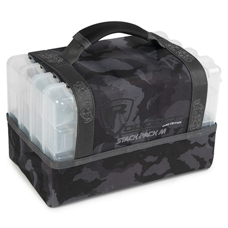 Fox rage pouzdro voyager camo stack packs - medium