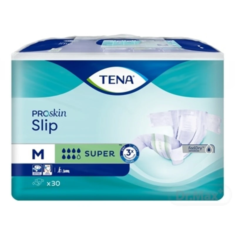 TENA Slip super plenkové kalhotky 7 kapek vel. M 30 ks