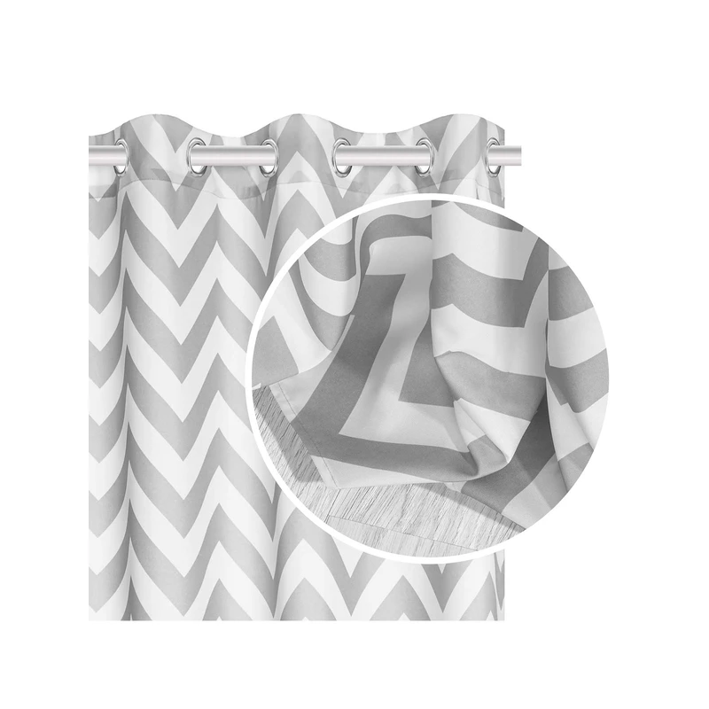 Edoti Zigzag curtain 140x250 A493