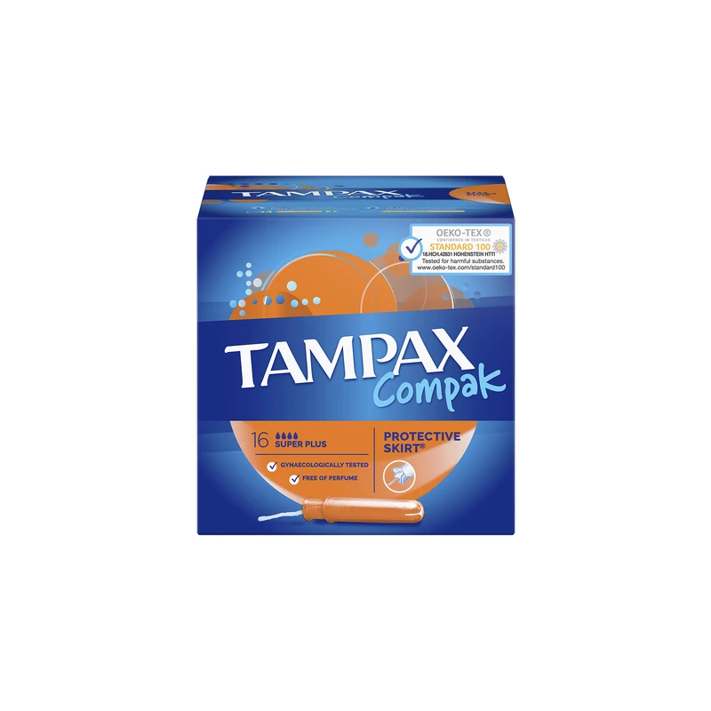 TAMPAX Compak Super Plus tampony s aplikátorem 16 ks
