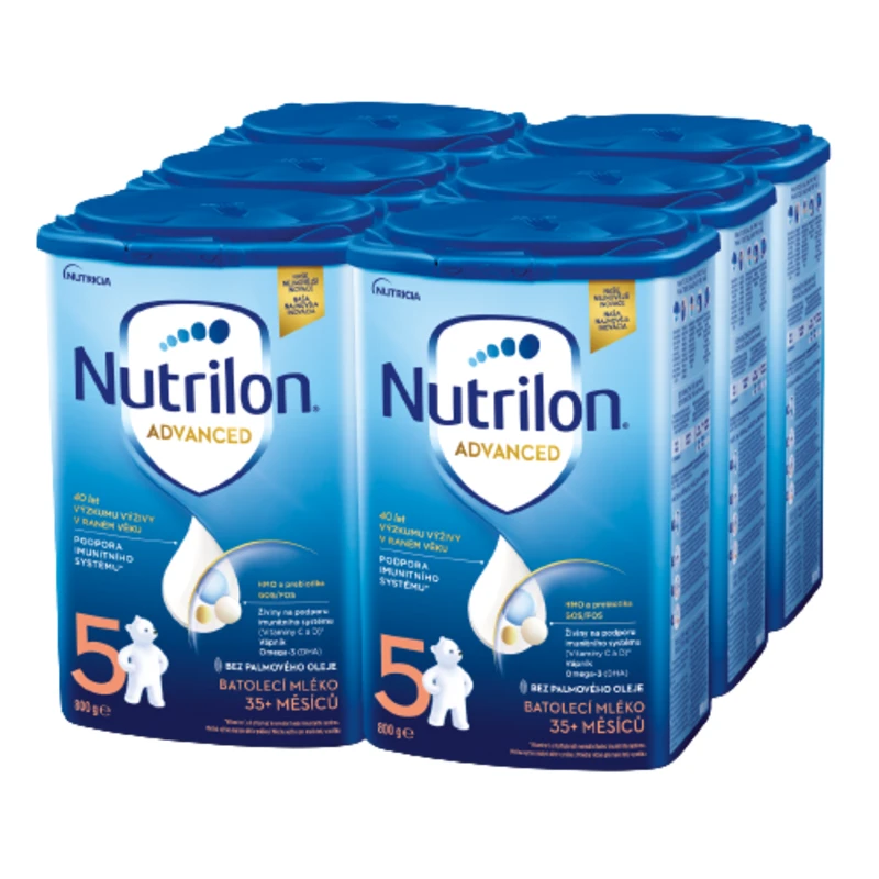 NUTRILON Mléko batolecí 5 Advanced od uk. 35. měsíce 6x 800 g