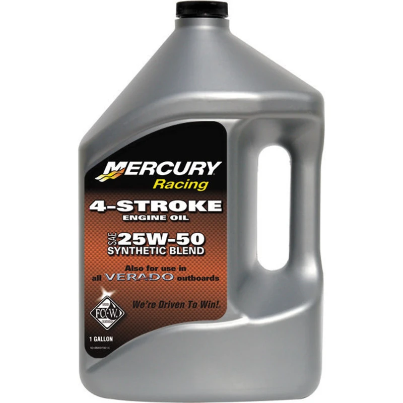 Quicksilver Racing 4-Stroke Marine Oil Synthetic Blend 25W-50 4L