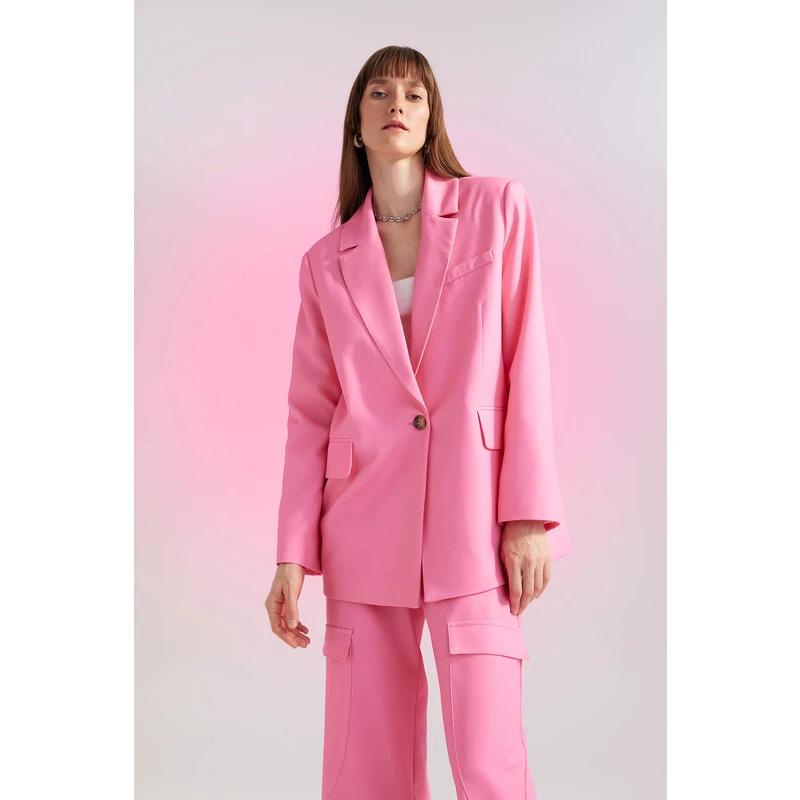 DEFACTO Loose Fit Crepe Blazer