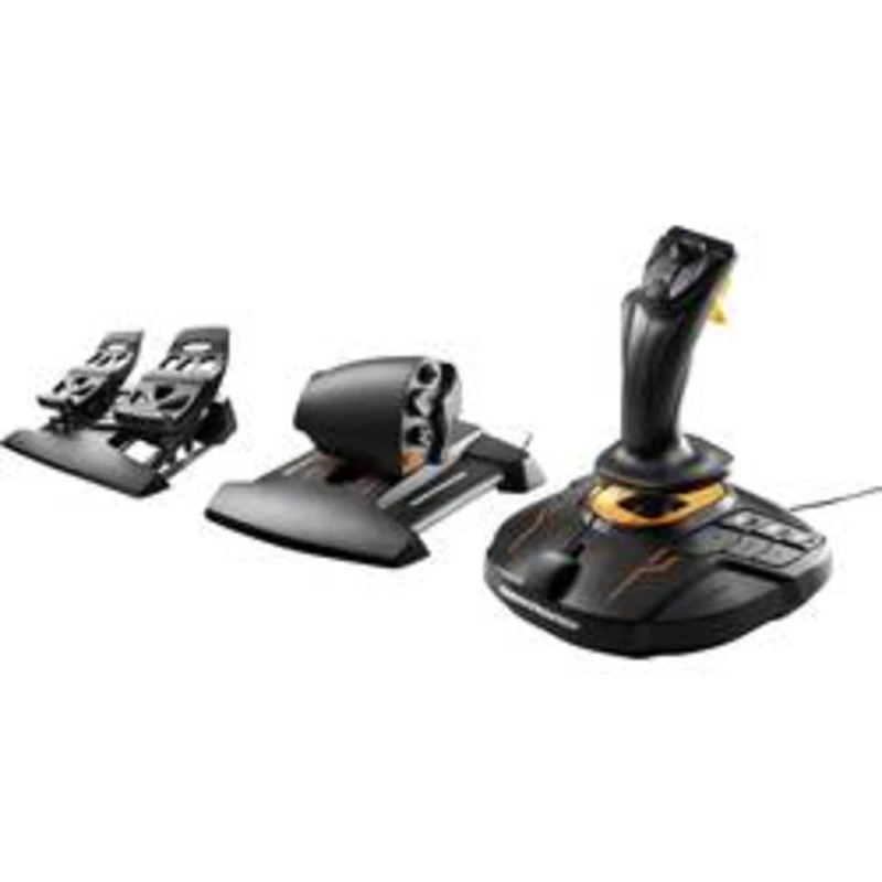 Thrustmaster T16000M FCS + Thrustmaster Plynový pedál TWCS Throttle + pedálová sada