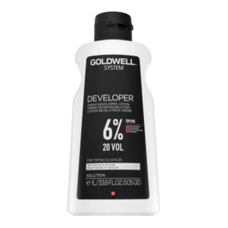 Goldwell System Cream Developer Lotion 6% 20 Vol. vyvíjecí emulze pro všechny typy vlasů 1000 ml