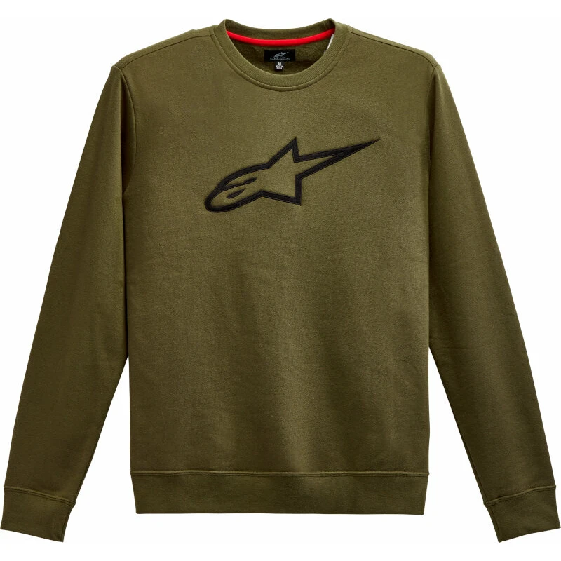 Alpinestars Ageless Crew Fleece Military Green/Black XL Mikina