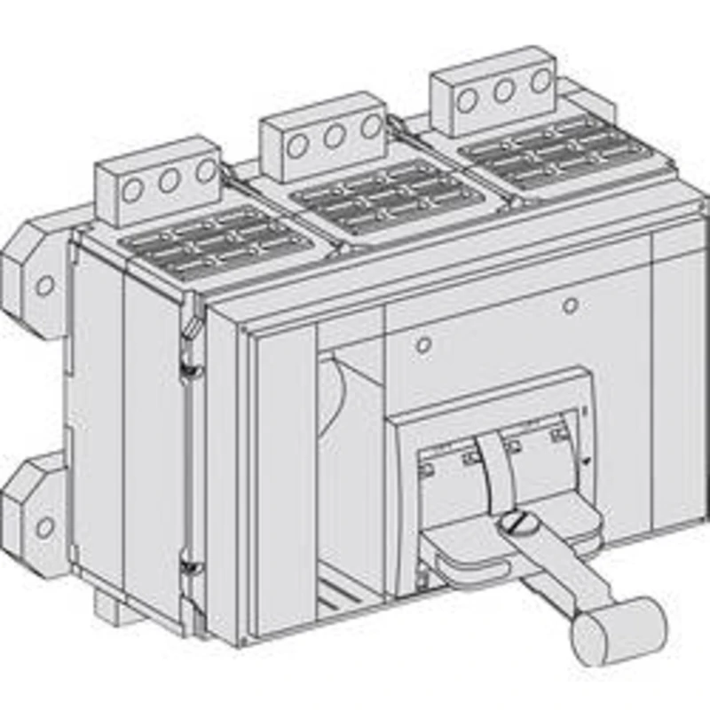 Výkonový vypínač Schneider Electric 34006 Spínací napětí (max.): 690 V/AC (š x v x h) 420 x 350 x 160 mm 1 ks