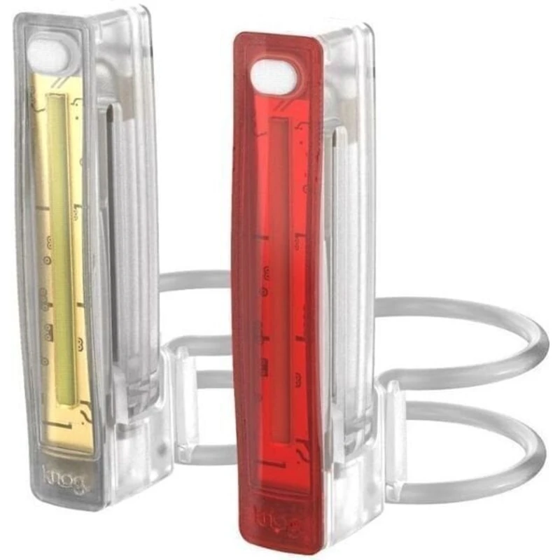 Knog Plus Twinpack Translucent