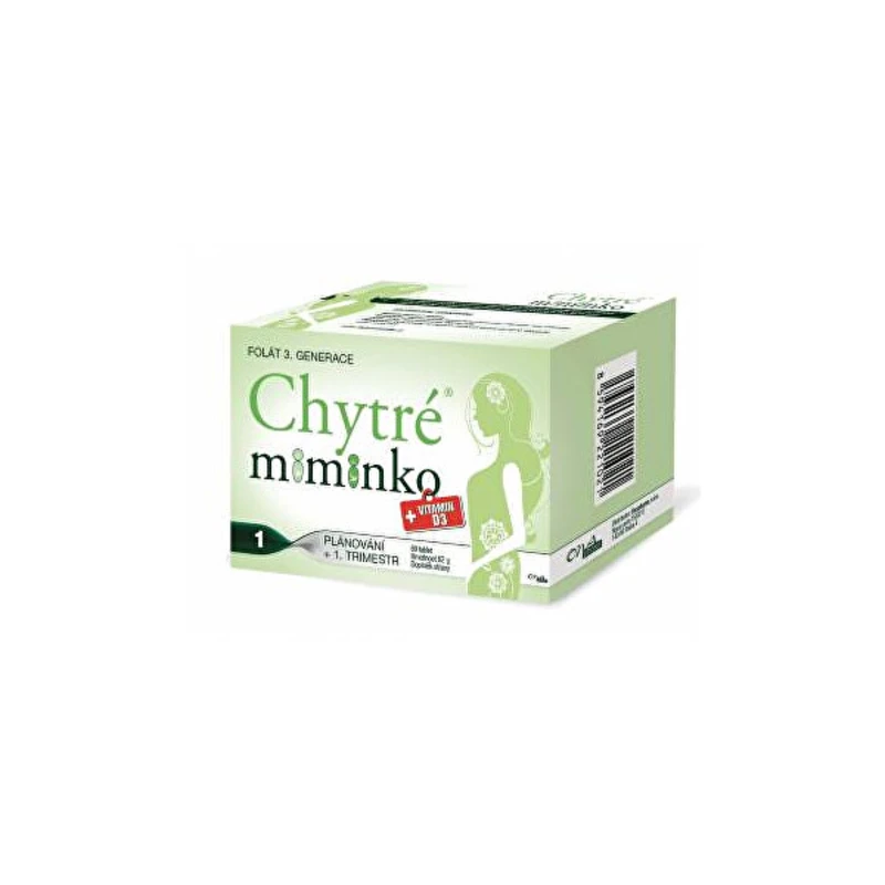 OnaPharm Chytré miminko methylfolát 1, 60 tablet