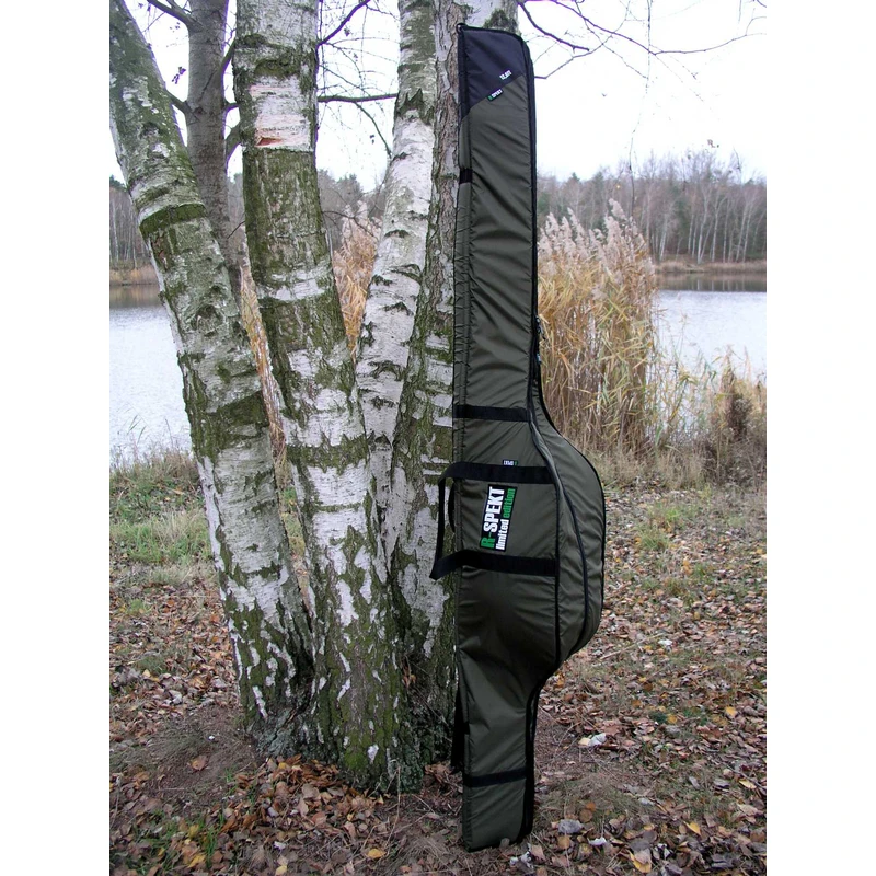 R-spekt triple polstrované khaki pouzdro na 3 pruty-202 cm 12,6 ft