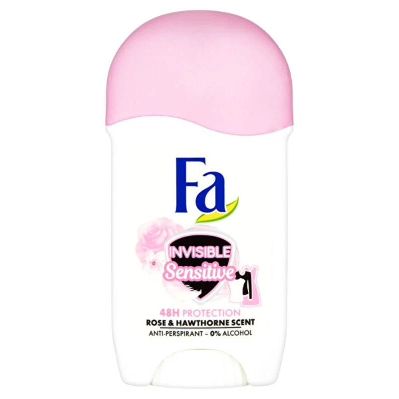 Fa Tuhý antiperspirant Invisible Sensitive Rose & Hawthorne (Anti-perspirant) 50 ml