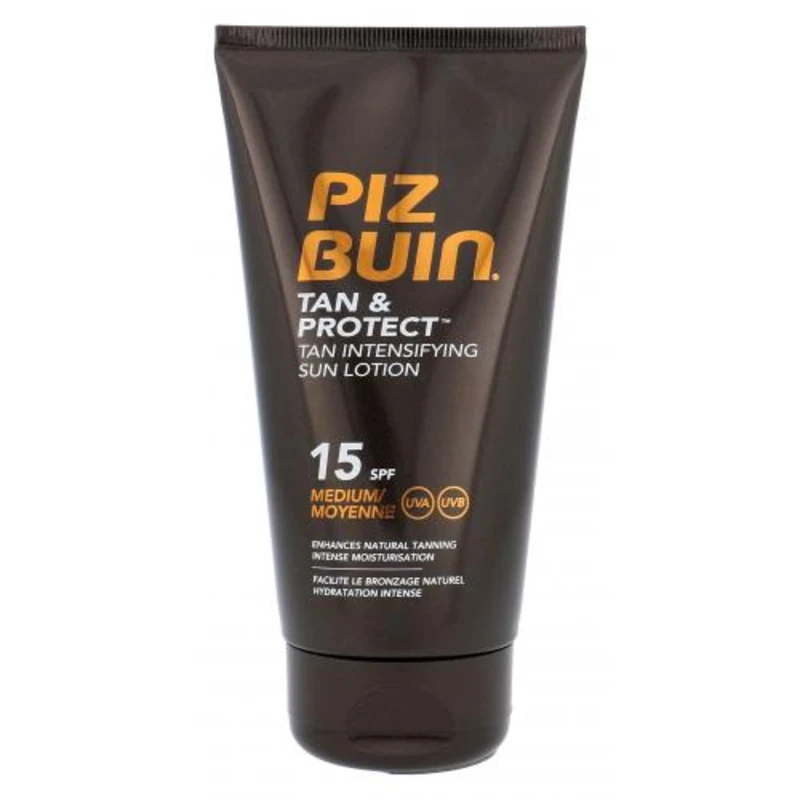 PIZ BUIN Tan & Protect Tan Intensifying Sun Lotion SPF15 150 ml opalovací přípravek na tělo unisex voděodolná; s ochranným faktorem SPF