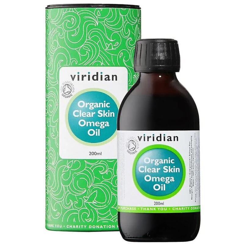 Viridian Clear Skin Omega Oil Organic 200 ml