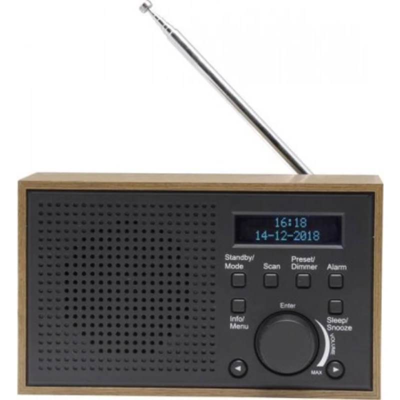 Dab+ rádio denver dab-46, černé