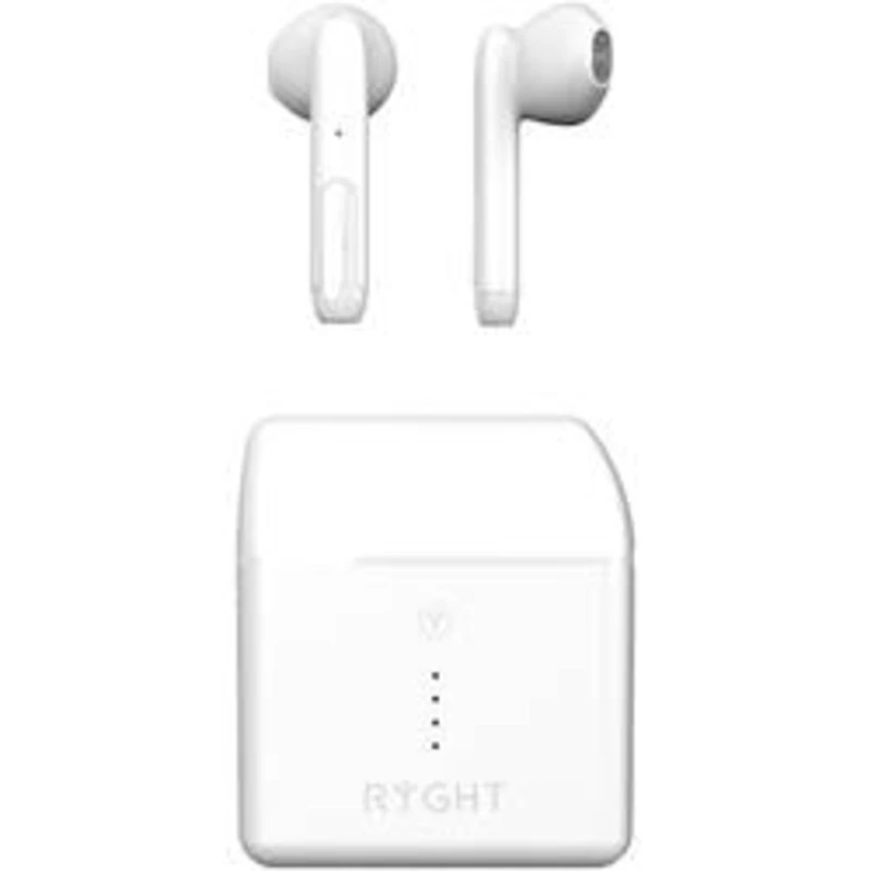 Bluetooth® Hi-Fi špuntová sluchátka RYGHT NEMESIS+ R483836, bílá