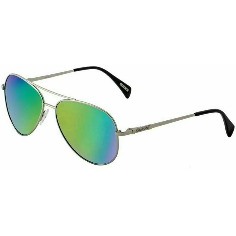 Dirty Dog Maverick 53477 Silver/Green Fusion Polarized