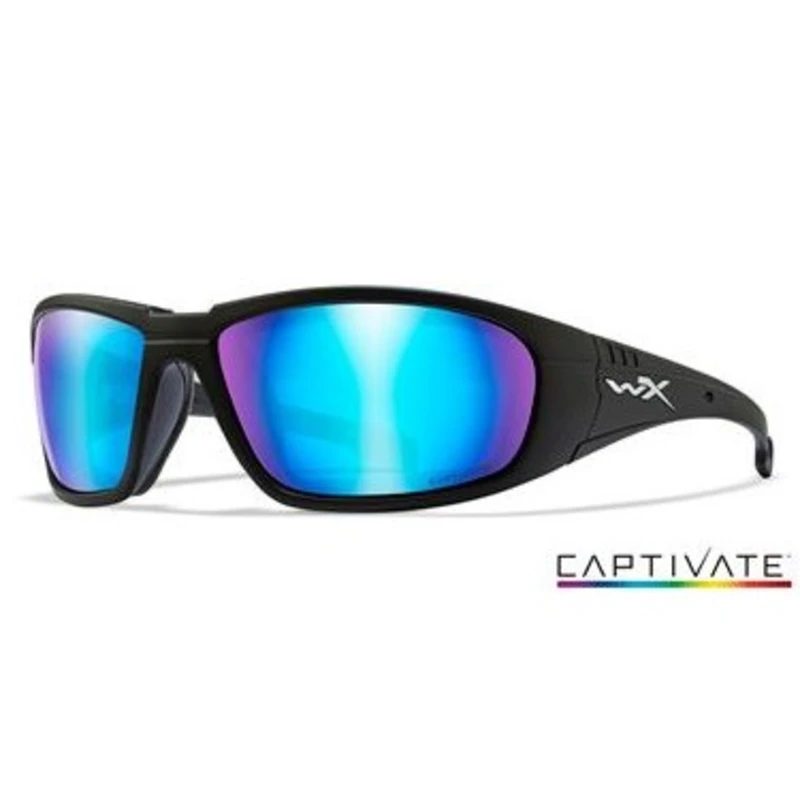 Wiley x polarizační brýle boss captivate polarized blue mirror smoke grey/matte black