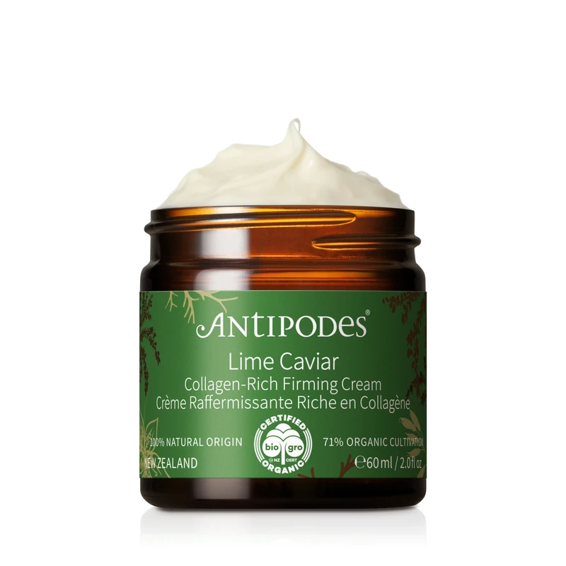 Antipodes Kolagenový zpevňující pleťový krém Lime Caviar (Collagen-Rich Firming Cream) 60 ml