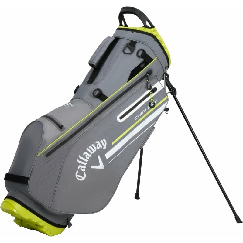 Callaway Chev Dry Charcoal/Flower Yellow Stand Bag