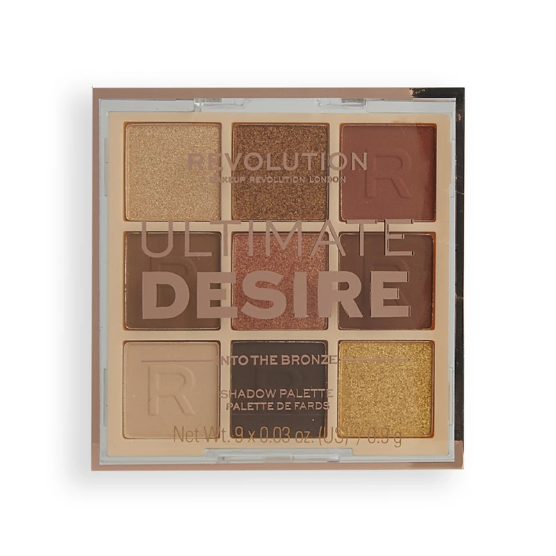 Makeup Revolution Ultimate Desire paletka očních stínů odstín Into The Bronze 8,1 g