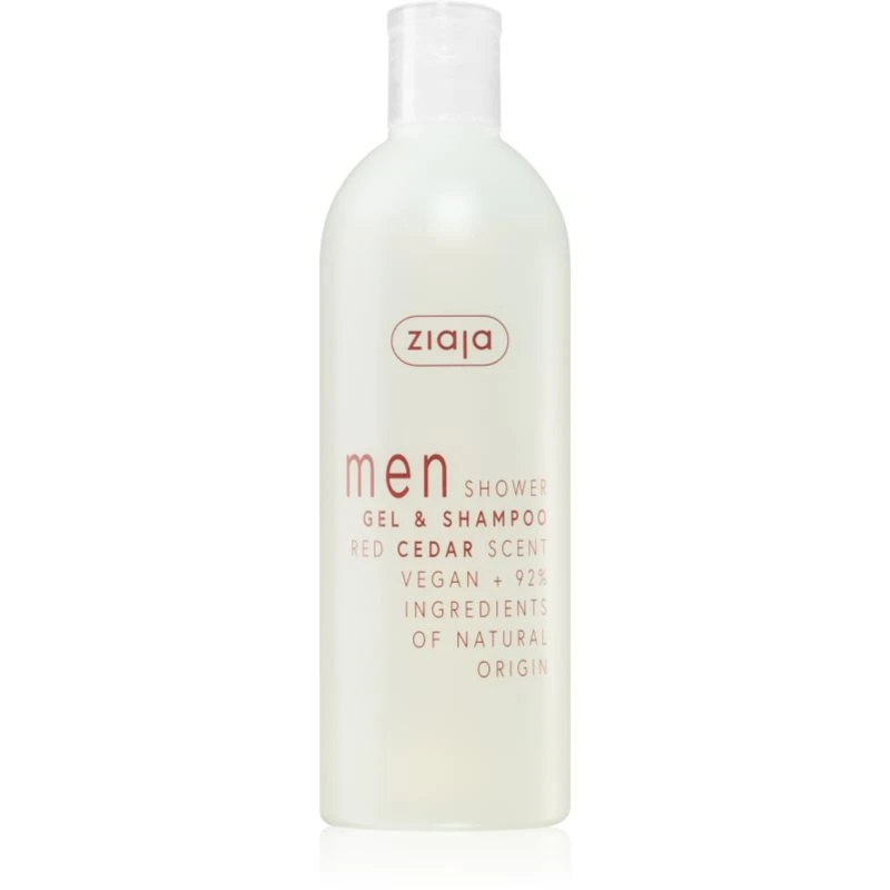 Ziaja Men šampon a sprchový gel 2 v 1 Red Cedar 400 ml