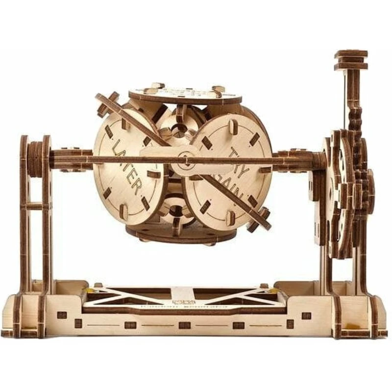 Ugears 3D dřevěné mechanické puzzle STEM náhodný generátor