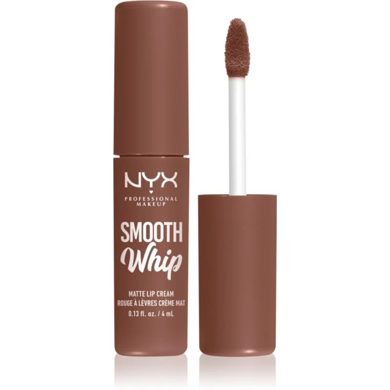 NYX Professional Makeup Smooth Whip Matte Lip Cream sametová rtěnka s vyhlazujícím efektem odstín 24 Memory Foam 4 ml