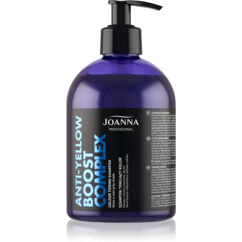 Joanna Professional Color Boost Complex revitalizační šampon pro blond a šedivé vlasy 500 g