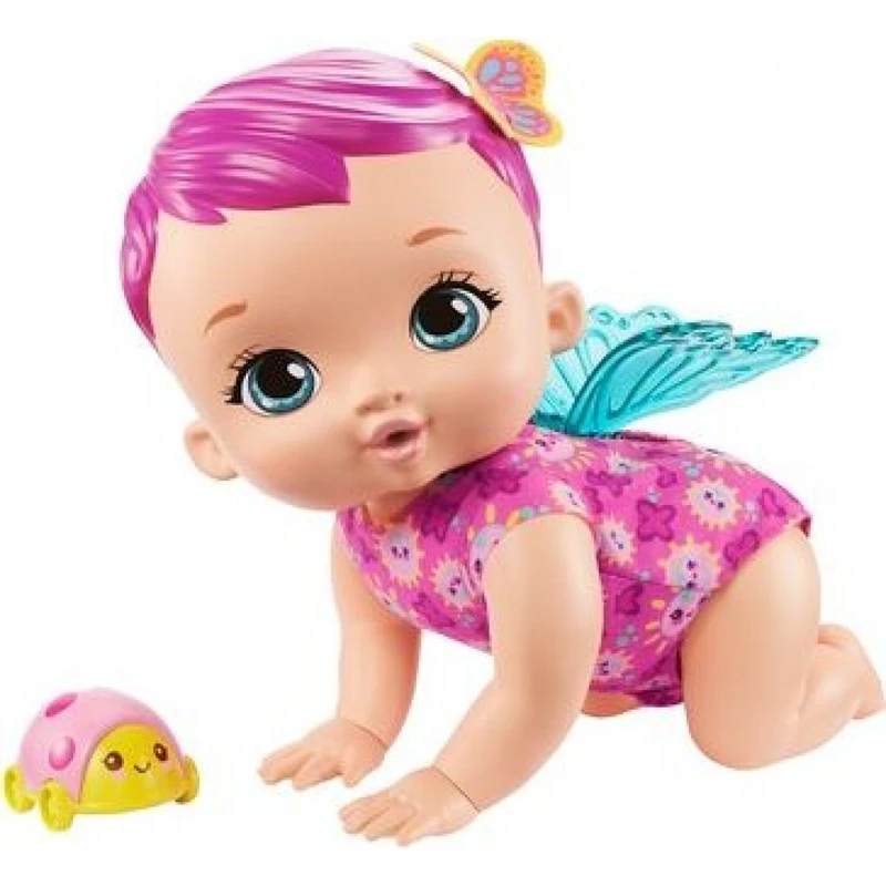 Mattel My Garden Baby™ lezoucí motýlek se zvuky růžový