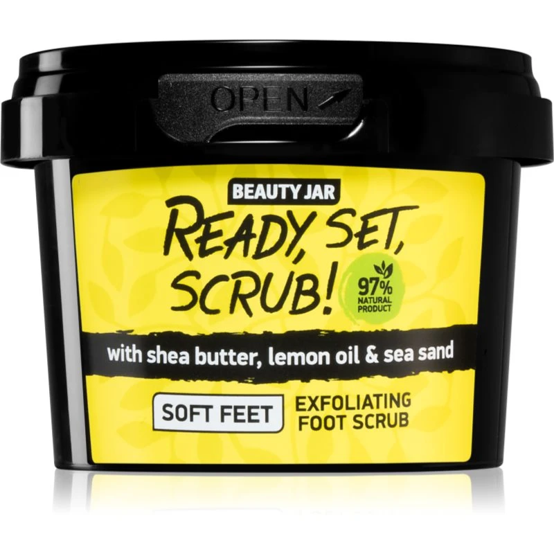 Beauty Jar Ready, Set, Scrub! cukrový peeling na chodidla 135 g