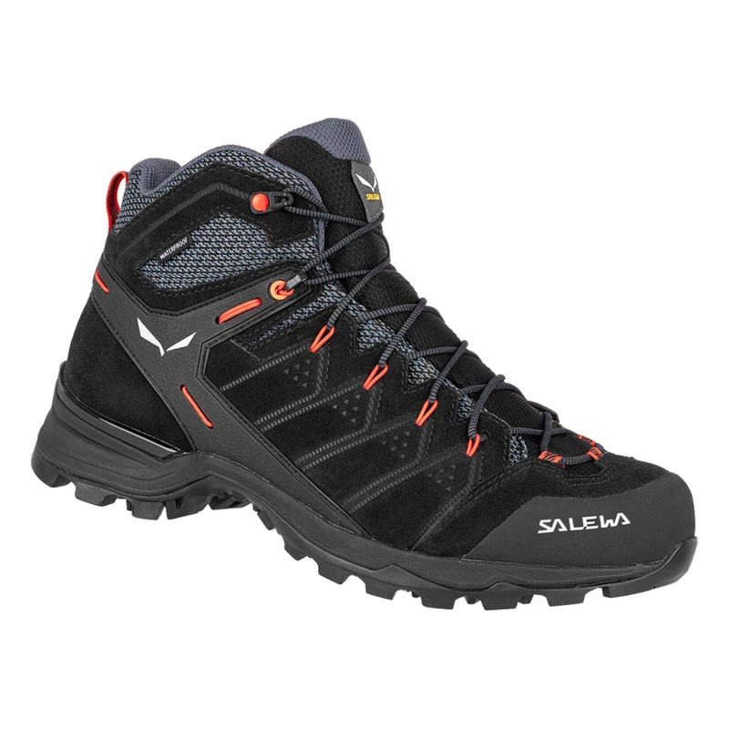 Salewa Alp mate mid wp EU 44 ½, Black Out/Fluo Orange Pánské boty