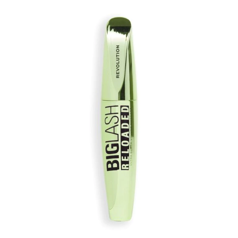 Makeup Revolution Big Lash Reloaded objemová řasenka v extra černé odstín Ultra Black 8 ml