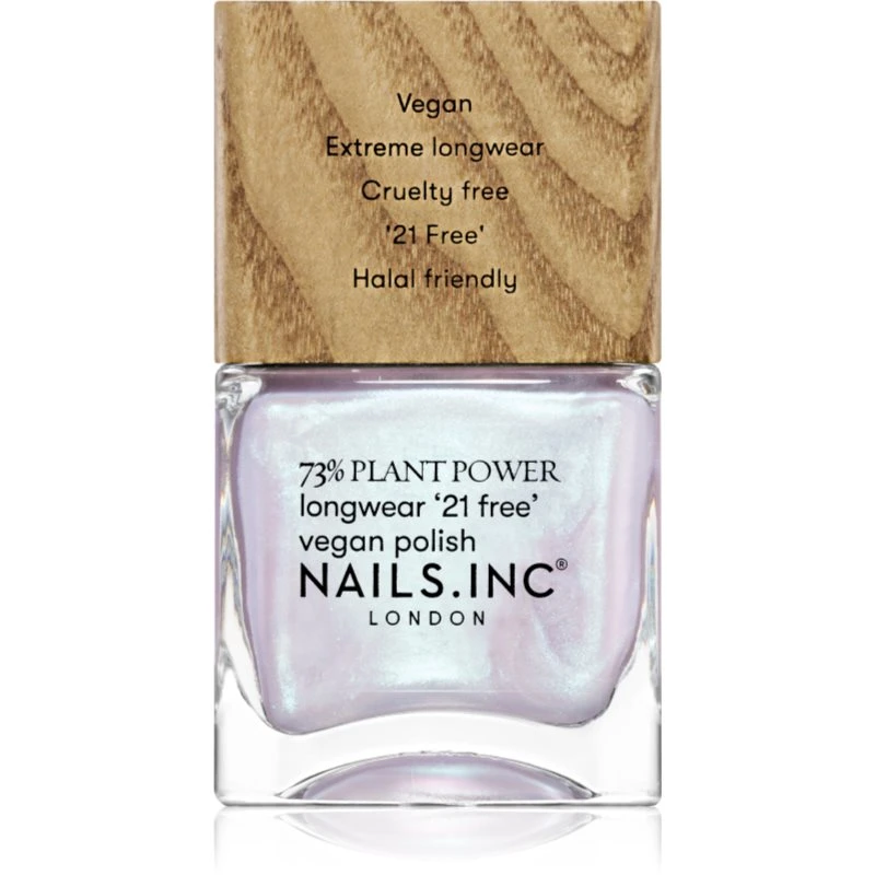 Nails Inc. Vegan Nail Polish dlouhotrvající lak na nehty odstín Eco Glow 14 ml