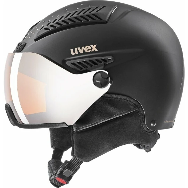 UVEX HLMT 600 Visor WE Black Mat Swarovski 55-57 cm 2021/2022