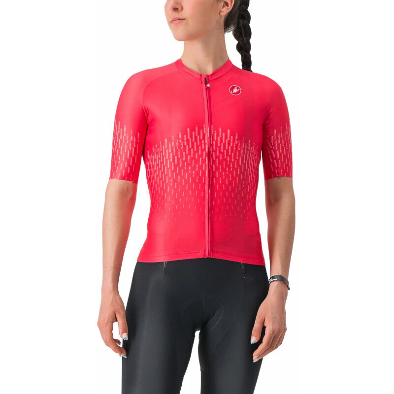 Castelli Aero Pro W Jersey Hibiscus XS Cyklo-Dres