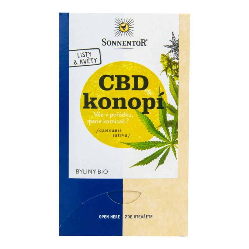 Čaj bylinný BIO CBD Konopí porcovaný 18x1,2g