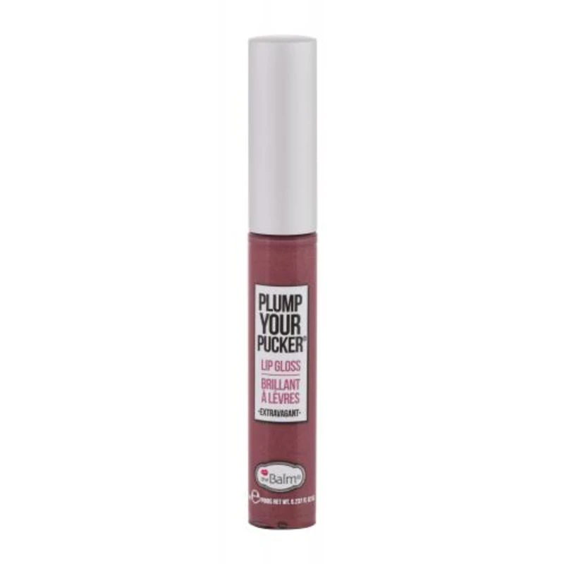 theBalm Plump Your Pucker lesk na rty s mořským kolagenem odstín Extravagant 7 ml