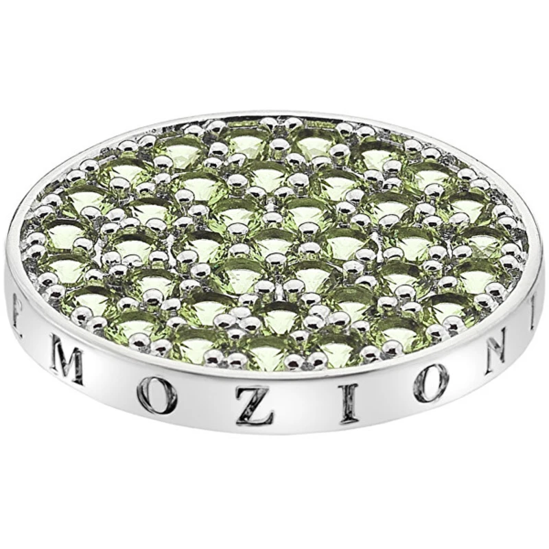 Hot Diamonds Přívěsek Emozioni Scintilla Peridot Nature EC348_EC349 25 mm